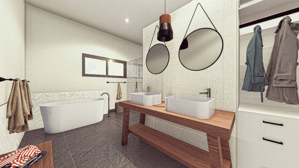 Zambia House- Interior & Exterior Design 3dVisualDesigns Modern bathroom Interior Design, Architectural Design