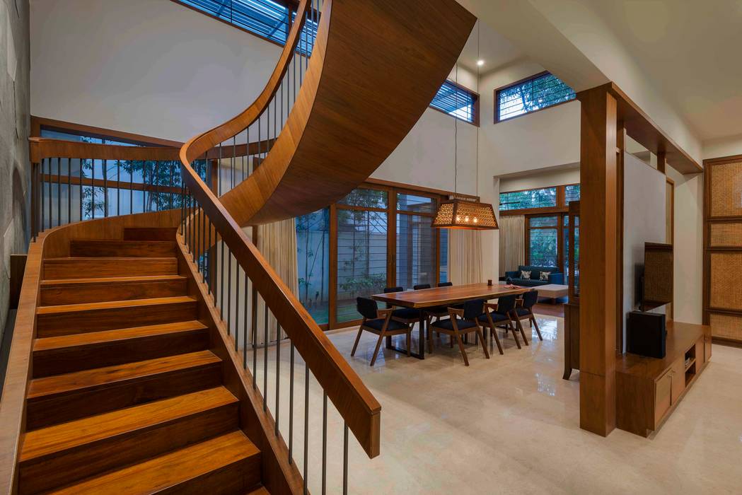 Linear Dynamic House, studio XS studio XS Stairs