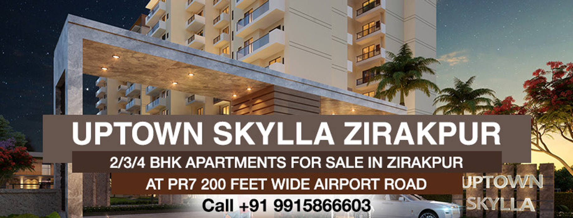 2/3/4 BHK Apartments for Sale in Zirakpur, Uptown Skylla Zirakpur Uptown Skylla Zirakpur Maisons asiatiques