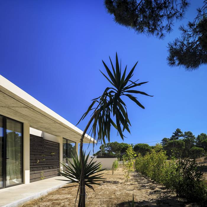 House in Meco, MLeP - Marisa Lima Estudos e Projectos de Arquitectura Lda. MLeP - Marisa Lima Estudos e Projectos de Arquitectura Lda. Casas modernas