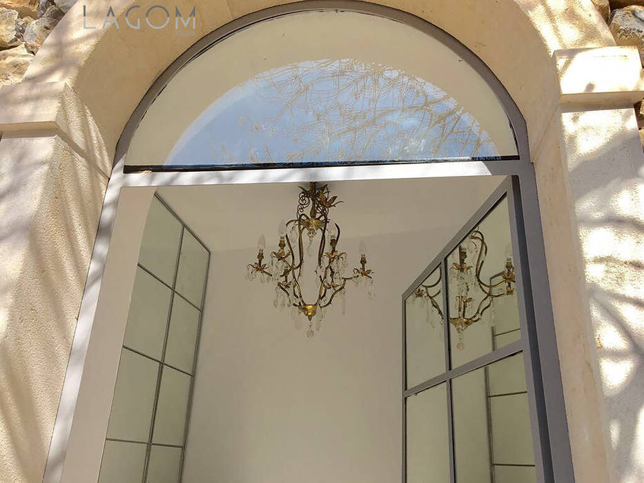 Lagom studio Ванная в стиле лофт Железо / Сталь Серый