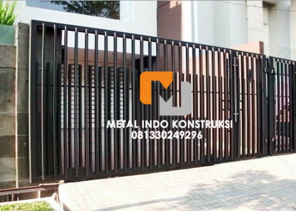 Bengkel Las dan Pasang Plafon & Kanopi Nganjuk, Metal Indo Konstruksi Metal Indo Konstruksi Single family home Aluminium/Zinc Black