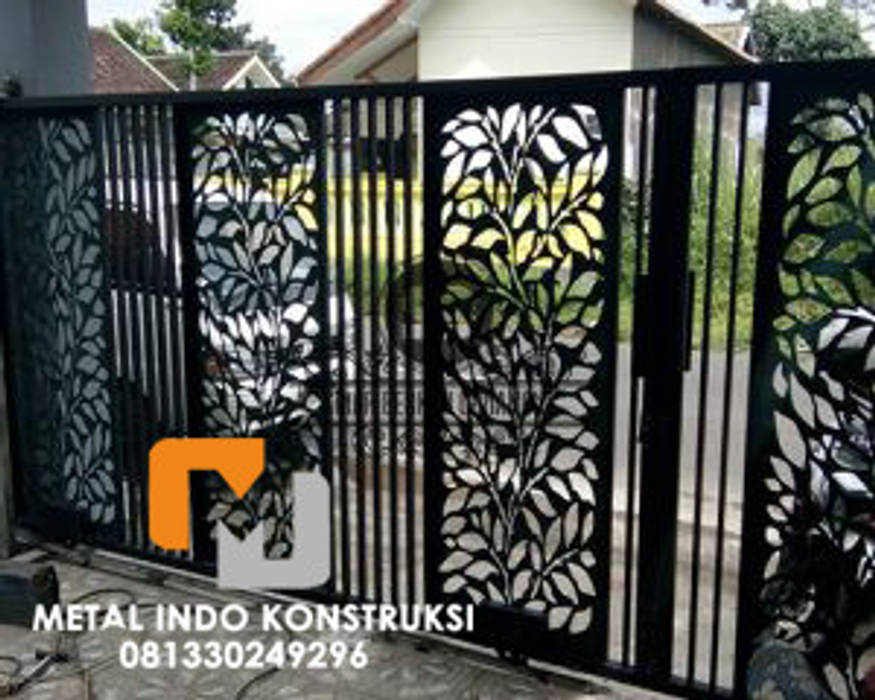 Bengkel Las dan Pasang Plafon & Kanopi Nganjuk, Metal Indo Konstruksi Metal Indo Konstruksi Single family home Aluminium/Zinc Black