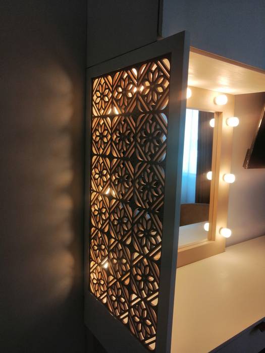 Casa Vsol 2020, CONCEPTO JORU CONCEPTO JORU Спальня в скандинавском стиле Дерево Эффект древесины Стол для макияжа
