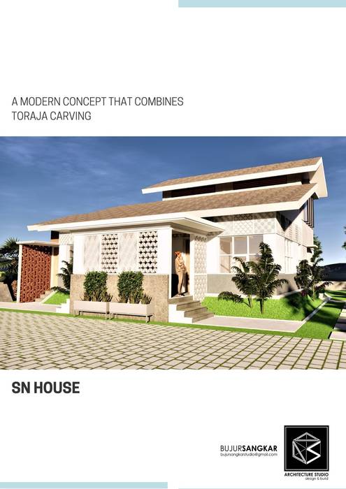 SN HOUSE, BujurSangkar Architect BujurSangkar Architect Casas modernas