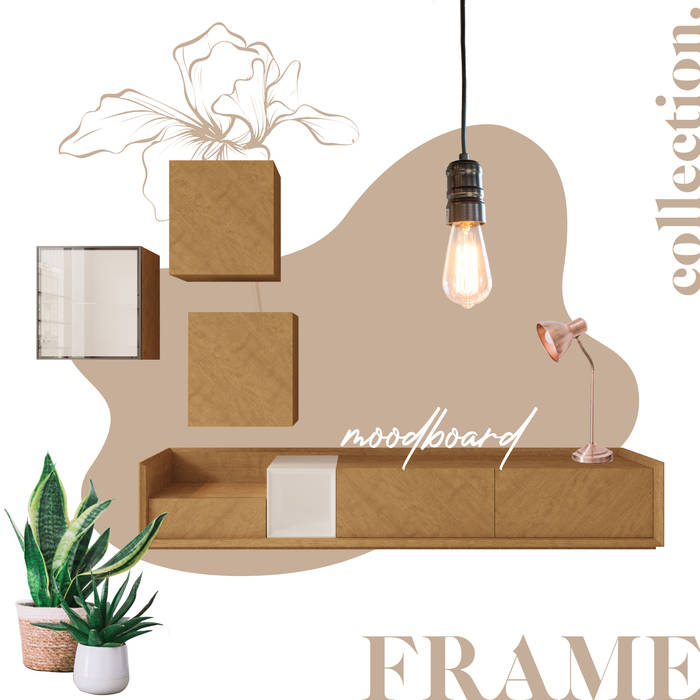 Moodboards, Farimovel Furniture Farimovel Furniture Ruang Keluarga Modern Shelves