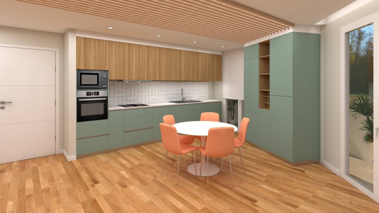 Cozinha open Space v1 Homify cozinha-open-space-v1-homify