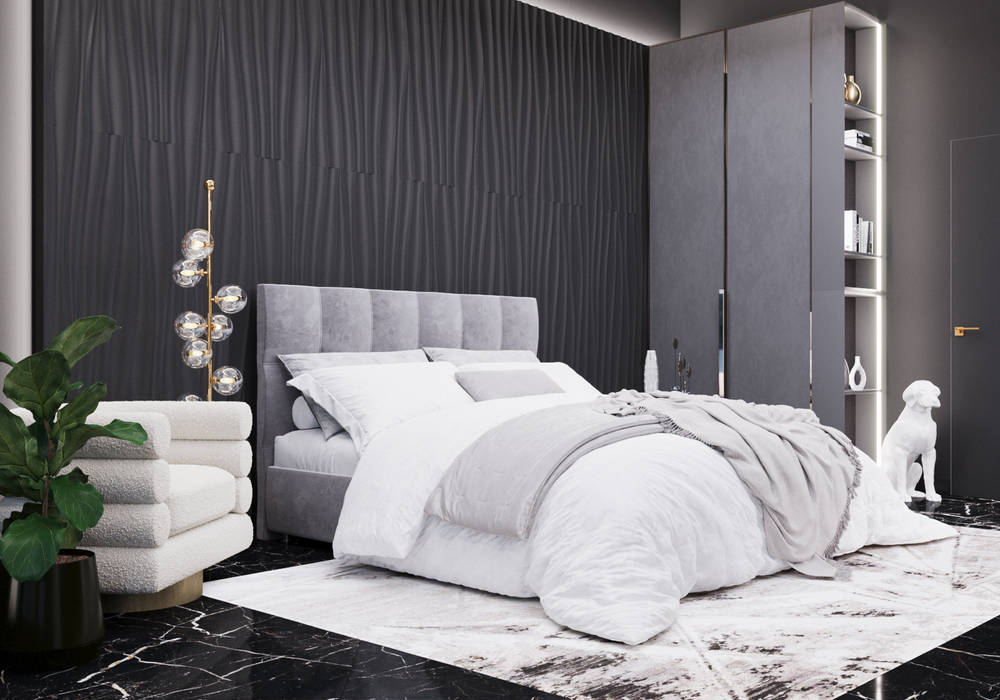 Спальня Студия дизайна ROMANIUK DESIGN Спальня в классическом стиле