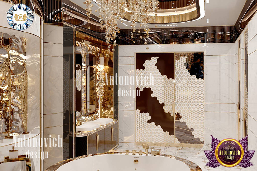 FINEST BATHROOM INTERIOR DESIGN BY LUXURY ANTONOVICH DESIGN , Luxury Antonovich Design Luxury Antonovich Design Salle de bain moderne