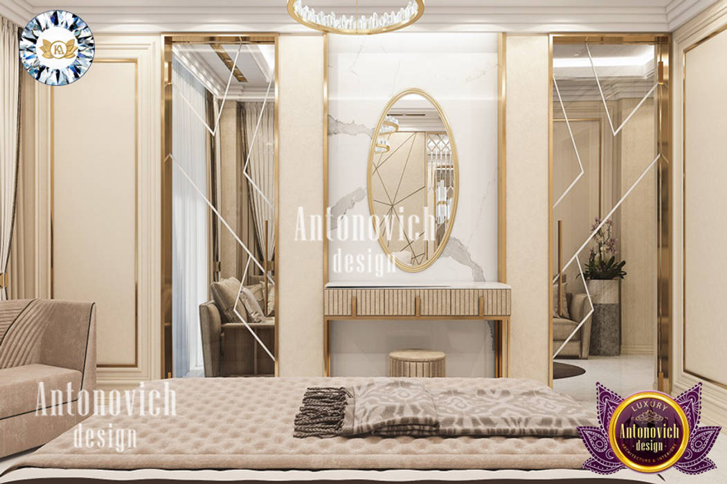 IDEAL BEDROOM INTERIOR DESIGN BY LUXURY ANTONOVICH DESIGN , Luxury Antonovich Design Luxury Antonovich Design Dormitorios modernos