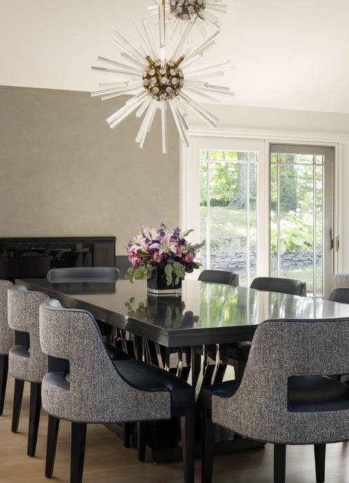 Contemporary Soundview Home, Annette Jaffe Interiors Annette Jaffe Interiors Salas de jantar modernas