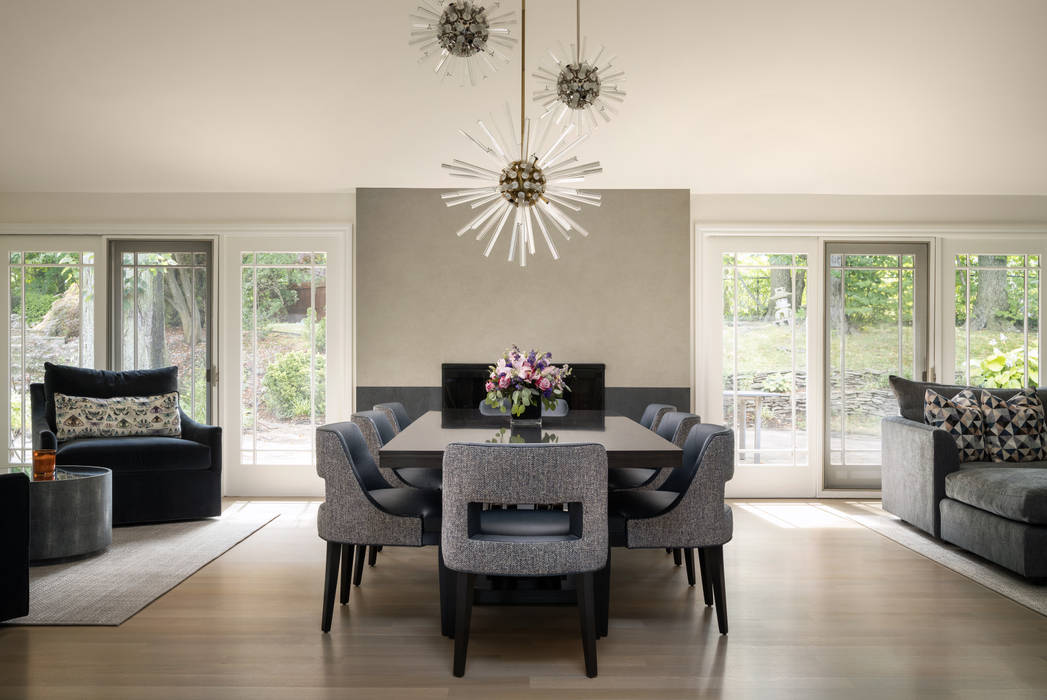 Contemporary Soundview Home, Annette Jaffe Interiors Annette Jaffe Interiors اتاق غذاخوری