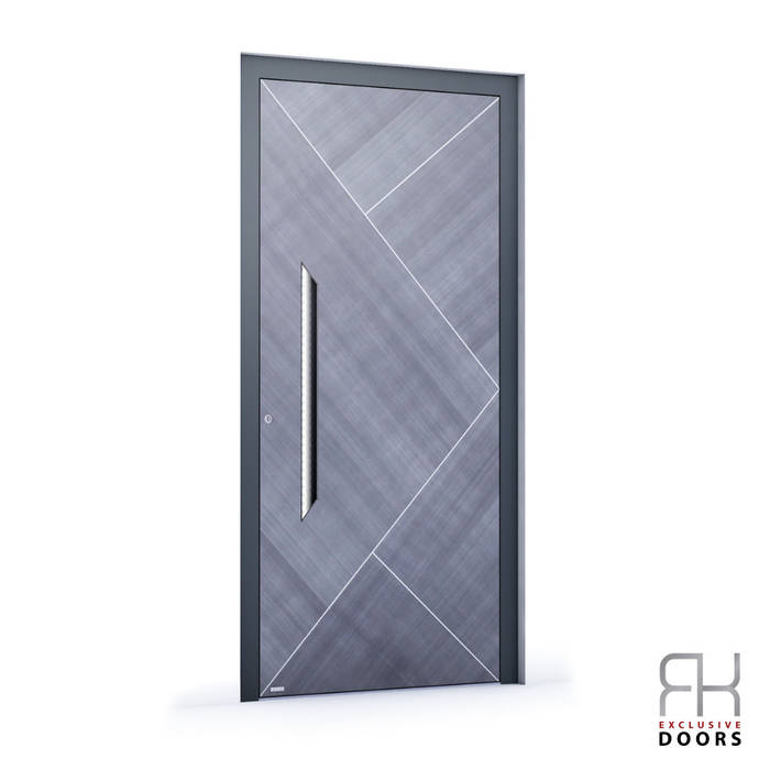 RK Aluminium / RK Exclusive Door / Future Line, RK Exclusive Doors RK Exclusive Doors Front doors Aluminium/Zinc Grey