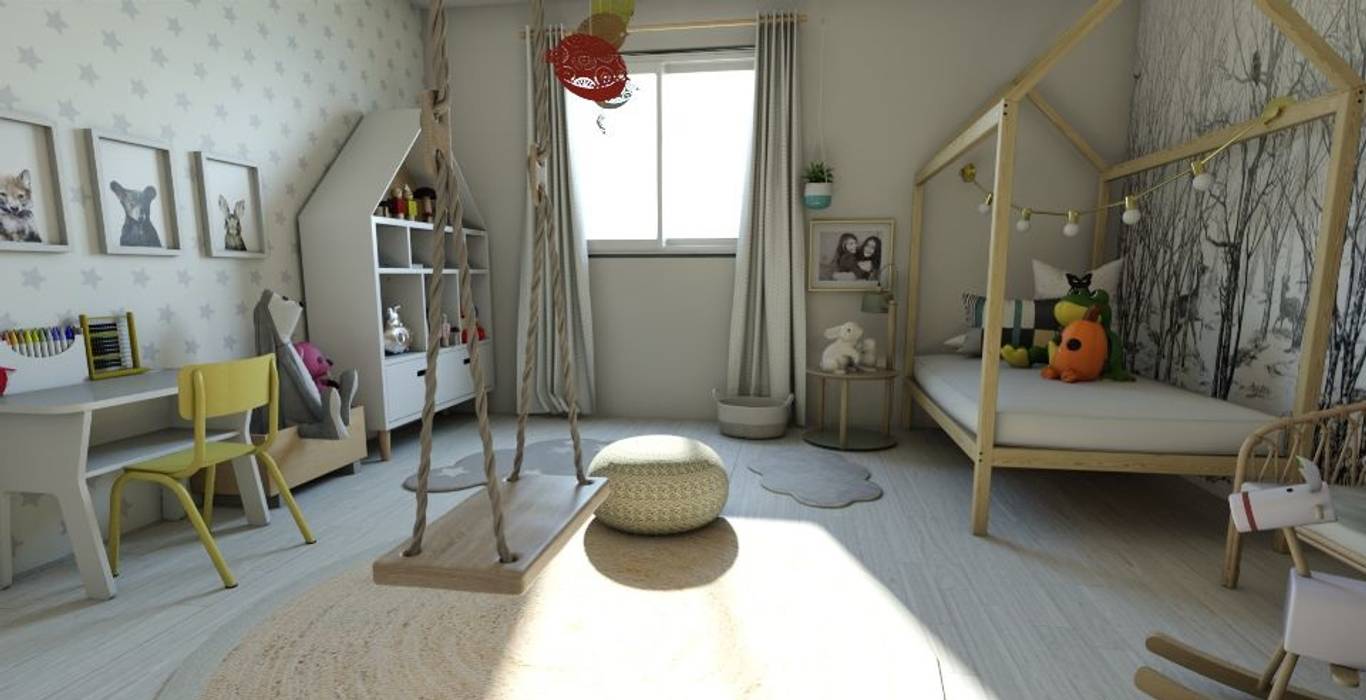 Habitación Montessori, Gabi's Home Gabi's Home Dormitorios infantiles de estilo clásico Almacenamiento
