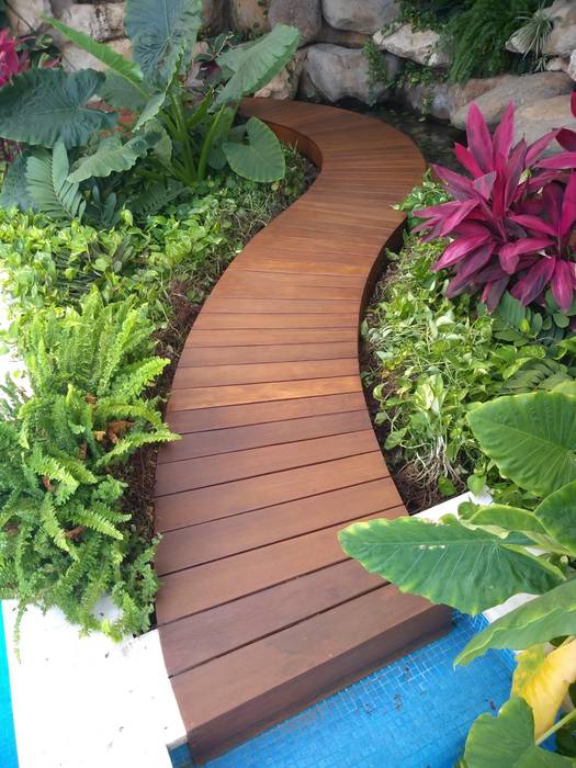 Aquantica Proyectos Marinos Front Yard Wood Wood Effect Homify