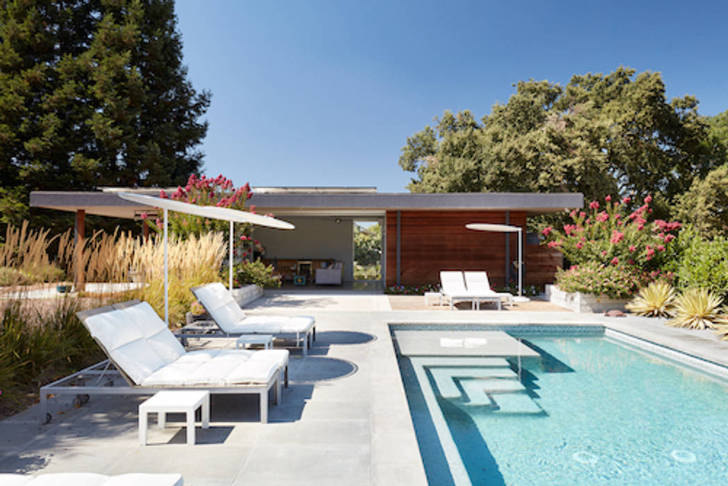 Sonoma Pool House and Guest House, Klopf Architecture Klopf Architecture Modern Pool