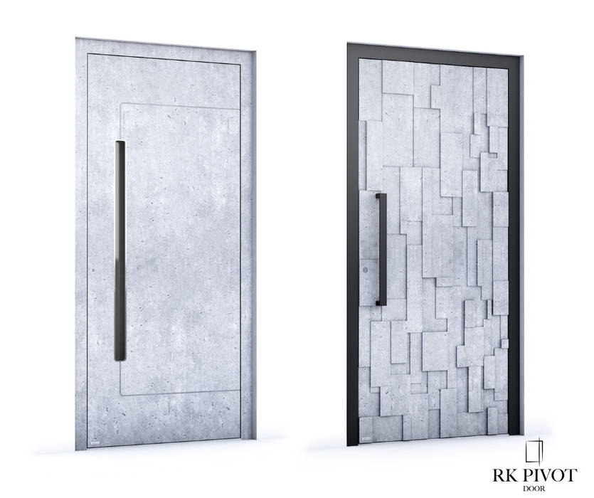 Drzwi zewnętrzne - beton, RK Exclusive Doors RK Exclusive Doors Парадні двері Бетон
