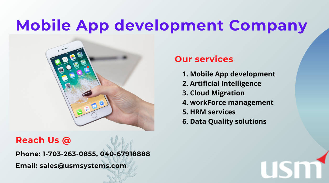 Best Mobile App Development Company In USA, USM Business Systems USM Business Systems Aparatos electrónicos Cerámico