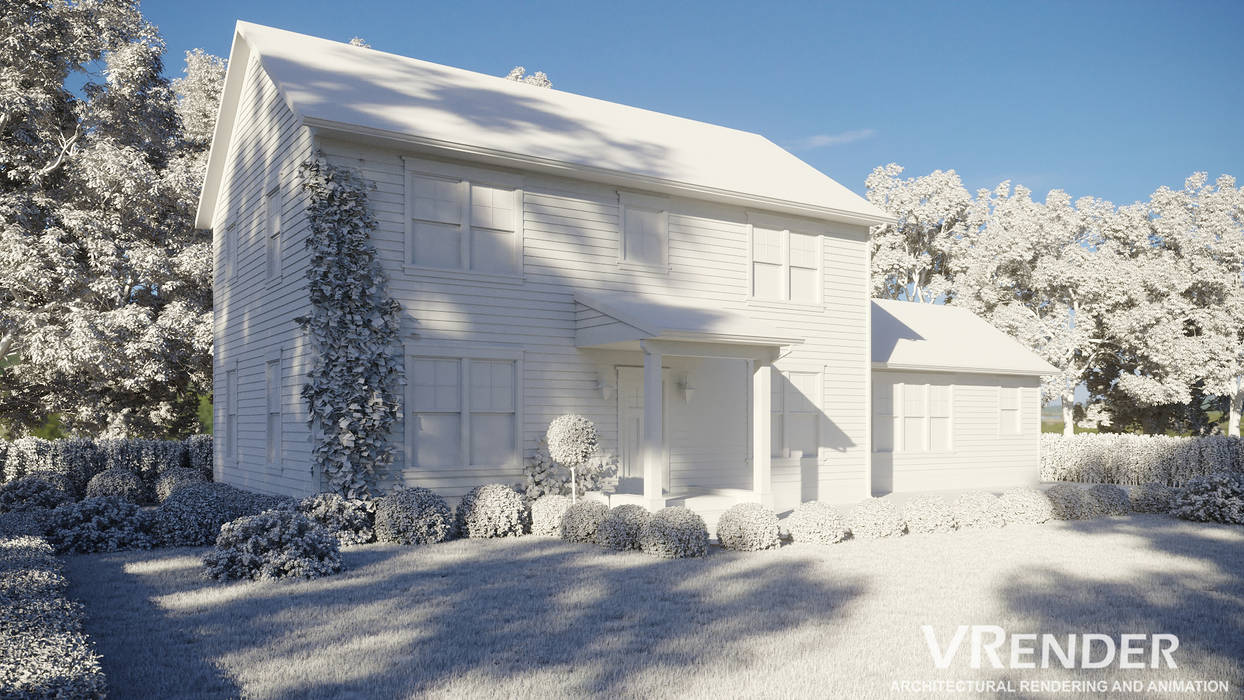 Architectural Rendering Vrender.com Single family home