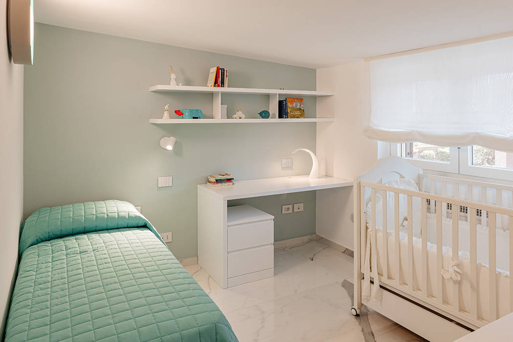 cameretta manuarino architettura design comunicazione Cameretta neonato new born bedroom