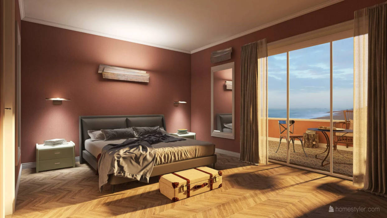 THE STEPS OF AN ONLINE CONSULTATION, ARTE DELL'ABITARE ARTE DELL'ABITARE BedroomBeds & headboards Wood Pink