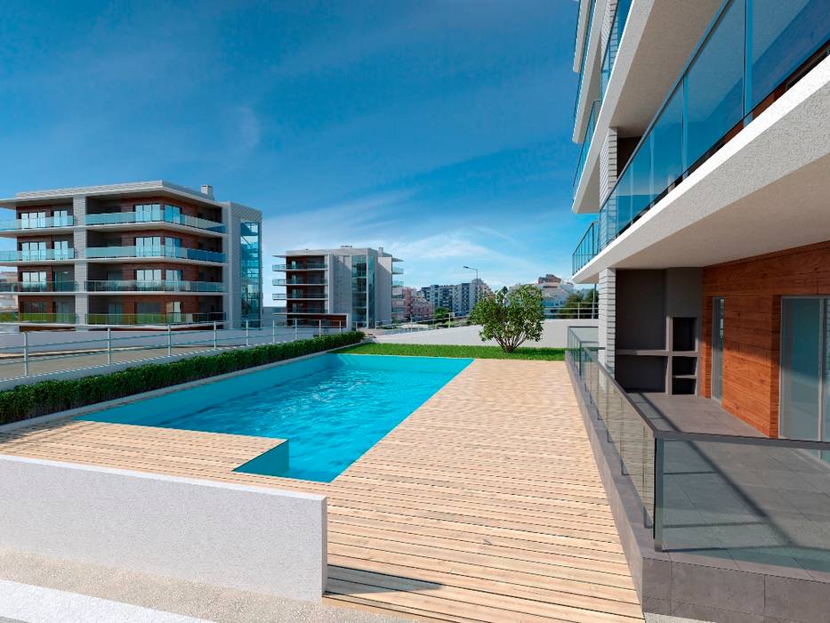 Apartamentos em Condomínio - Portimão (Praia da Rocha), Propriété Générale International Real Estate Propriété Générale International Real Estate Modern pool