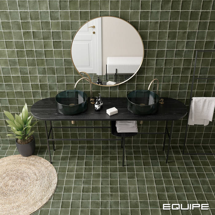 Argile, Equipe Ceramicas Equipe Ceramicas Tropical style bathroom Tiles