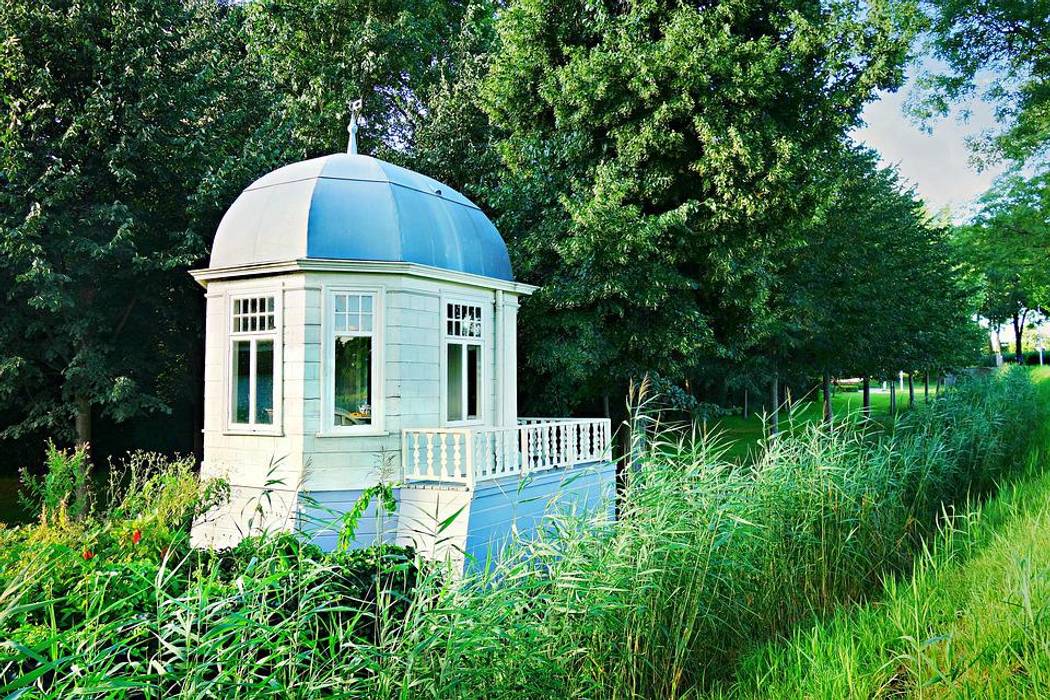 Außergewöhnliche Gartenhaus-Ideen Press profile homify Rustikaler Balkon, Veranda & Terrasse