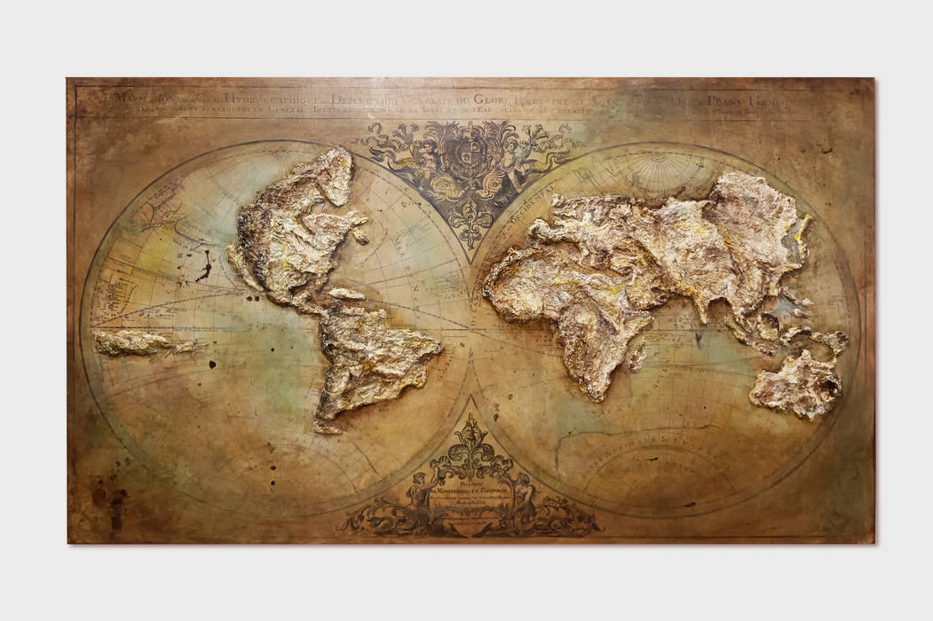 Mondo Antico Umunnu Pareti & Pavimenti in stile industriale mappa del mondo,quadri moderni,mappe,design industriale,quadri,mappa artistica,design soggiorno,opereuniche,decohome,decorazioni pareti,elementi soggiorno,woodart,