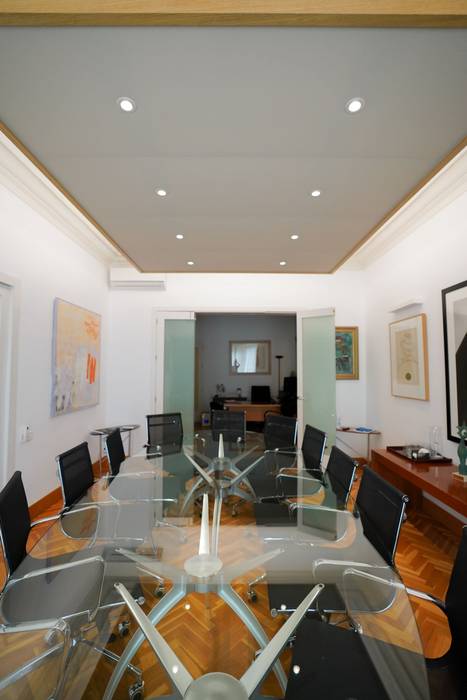 Paneles acústicos para la oficina de la Fundación Josep Carreras, Vertisol Internacional SRL Vertisol Internacional SRL Moderne Arbeitszimmer