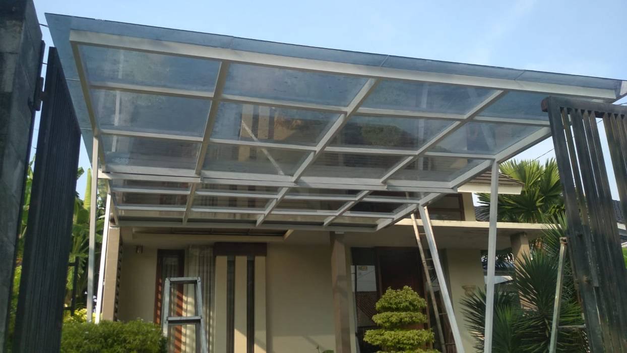 DESAIN BANGUNAN KACA TEMPERED REKONDISI KAJENG JAYA KONTRAKTOR KACA TEMPERED BANGUNAN REKONDISI Prefabrik ev Tanaman, Bangunan, Naungan, Jendela, Langit, Fitting, Kayu, Rumah, Tatapan, Perumahan