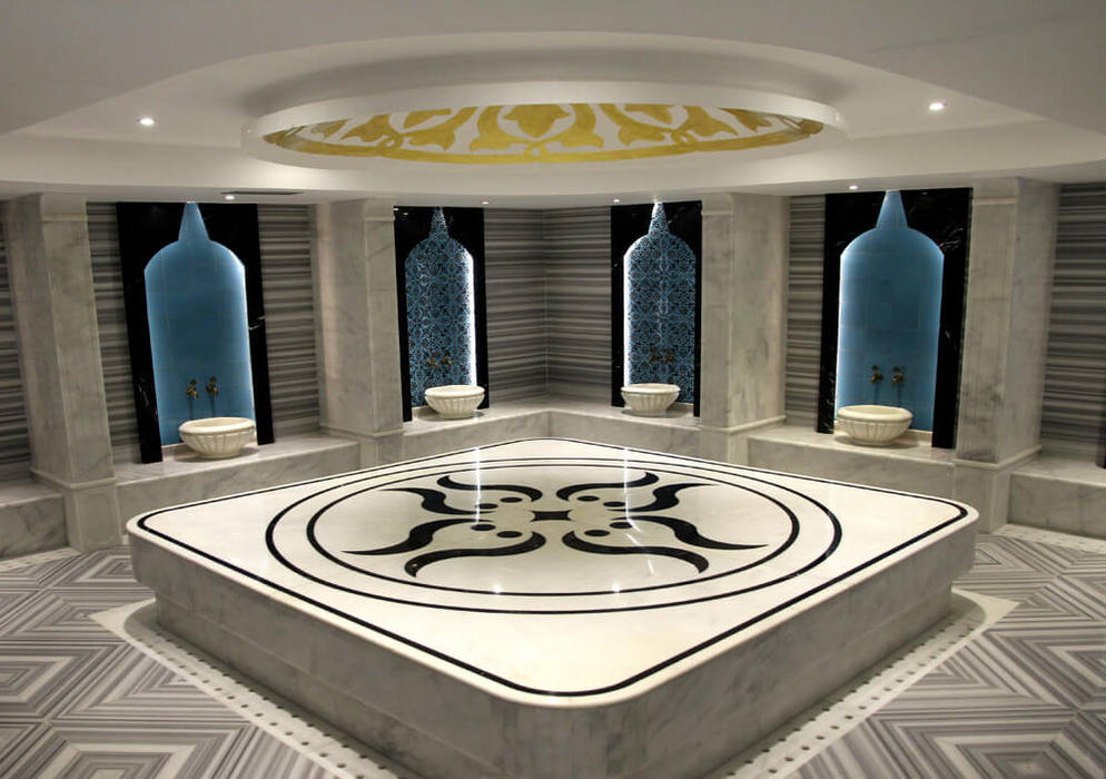 Waterjet References Absolute Black Granıte Tıles Modern Banyo Beyaz, Işık, Otomotiv tasarımı, Aydınlatma, Bina, Zemin, Döşeme, Astar, Ses ekipmanı, Yazı tipi