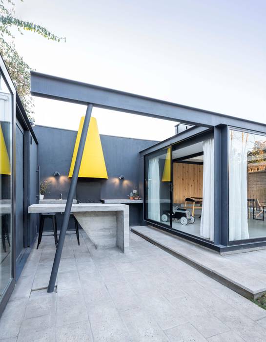 Remodelación en Vitacura, Crescente Böhme Arquitectos Crescente Böhme Arquitectos Einfamilienhaus