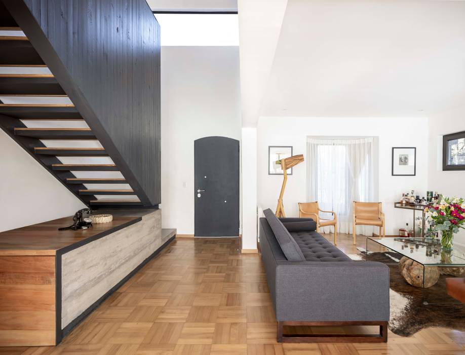 Remodelación en Vitacura, Crescente Böhme Arquitectos Crescente Böhme Arquitectos Einfamilienhaus
