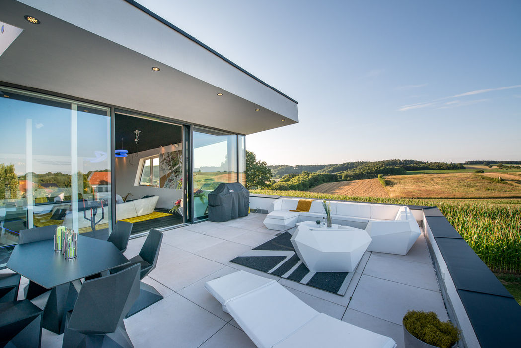 Panoramaaussicht homify moderner balkon, veranda & terrasse | homify