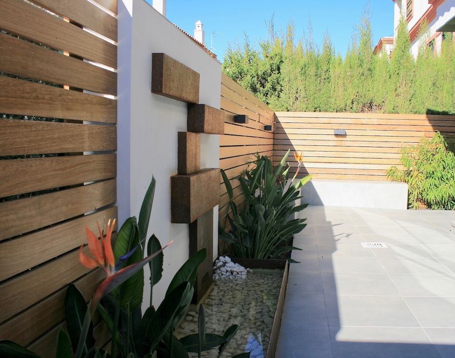 Proyecto de integración de salón comedor con exterior – jardín en