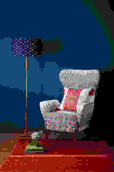 Caterina Ikat Wing Chair A Rum Fellow Eklektik