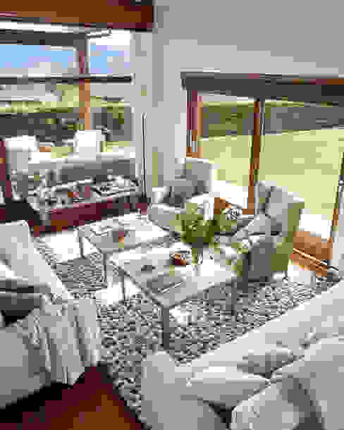 Casa en La Cerdanya. 2013, Deu i Deu Deu i Deu Rustic style living room