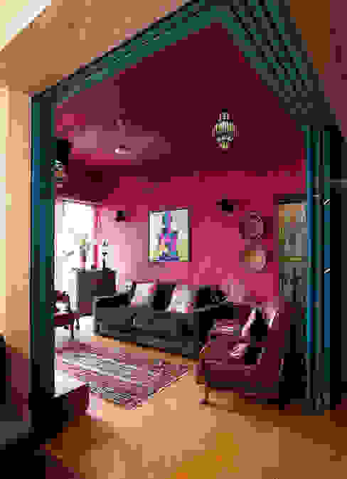 Den area homify Eclectic style media room