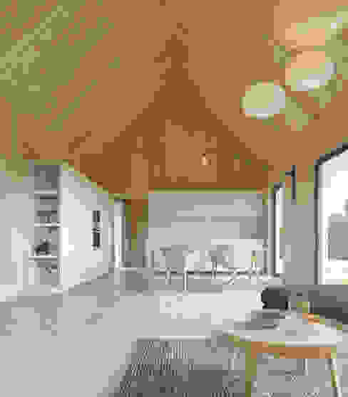 INT2architecture Living room Wood White