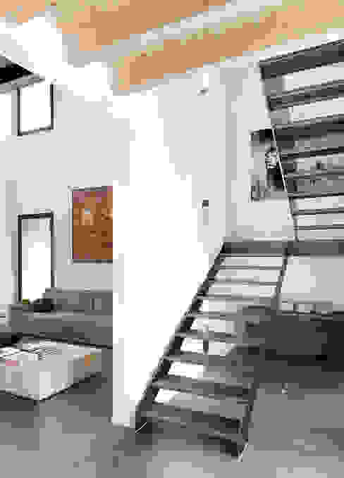 BRANDO concept Corredores, halls e escadas industriais