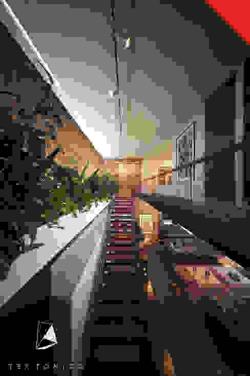 Tectónico Couloir, entrée, escaliers minimalistes