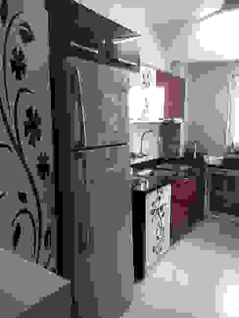 Shape Interiors Moderne Küchen Sperrholz Lila/Violett