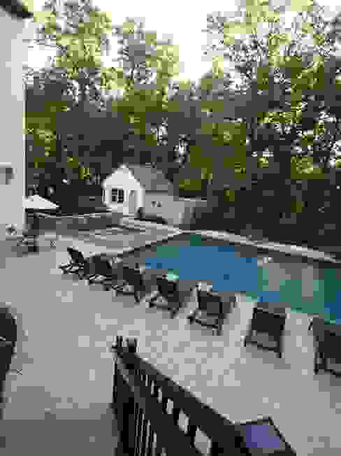After MasterPLAN Outdoor Living landscape design,landscape designer,design build,custom,gunite pool,gunite spa,pool house,paver patio,lehigh valley,backyard,transformation