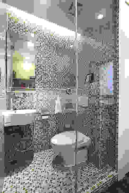 木柵 涵碧園 楊宅, 直譯空間設計有限公司 直譯空間設計有限公司 Modern Bathroom Green