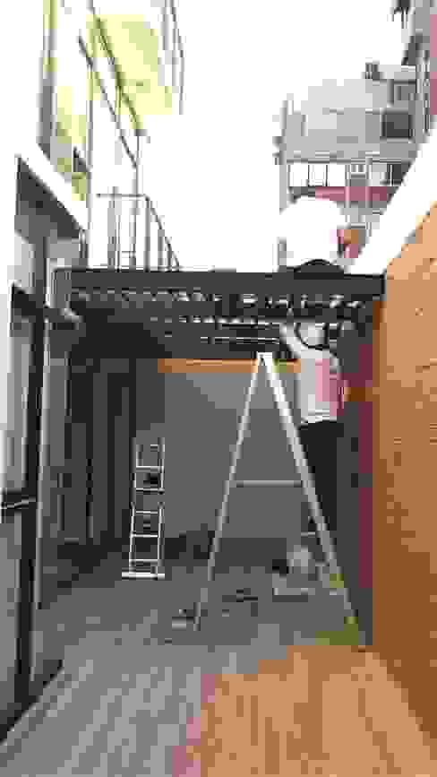 Patio pequeño: ¡la construcción de una pérgola con éxito!