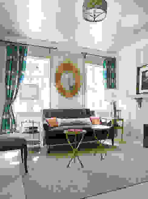 DC Design House Lorna Gross Interior Design Modern living room Grey