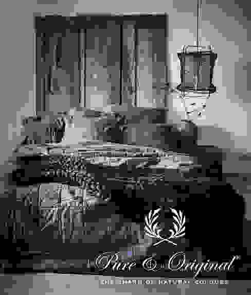 Binnenkijken bij Marie Masureel, Pure & Original Pure & Original Industrial style bedroom Purple/Violet