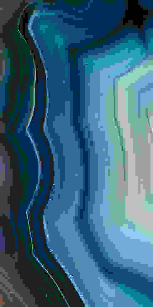 GARGANTUA 1 Tecnografica Pareti & Pavimenti in stile moderno Blu Liquido,Azzurro,Colore,Grigio,Acqua,Arte,La pittura,Modello,Blu elettrico,Cerchio