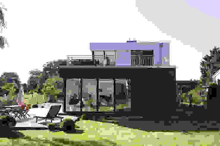 Aussenansicht vom Garten Hellmers P2 | Architektur & Projekte Einfamilienhaus Modern, Galerie, Einfamilienhaus, Hamburg, Maschen